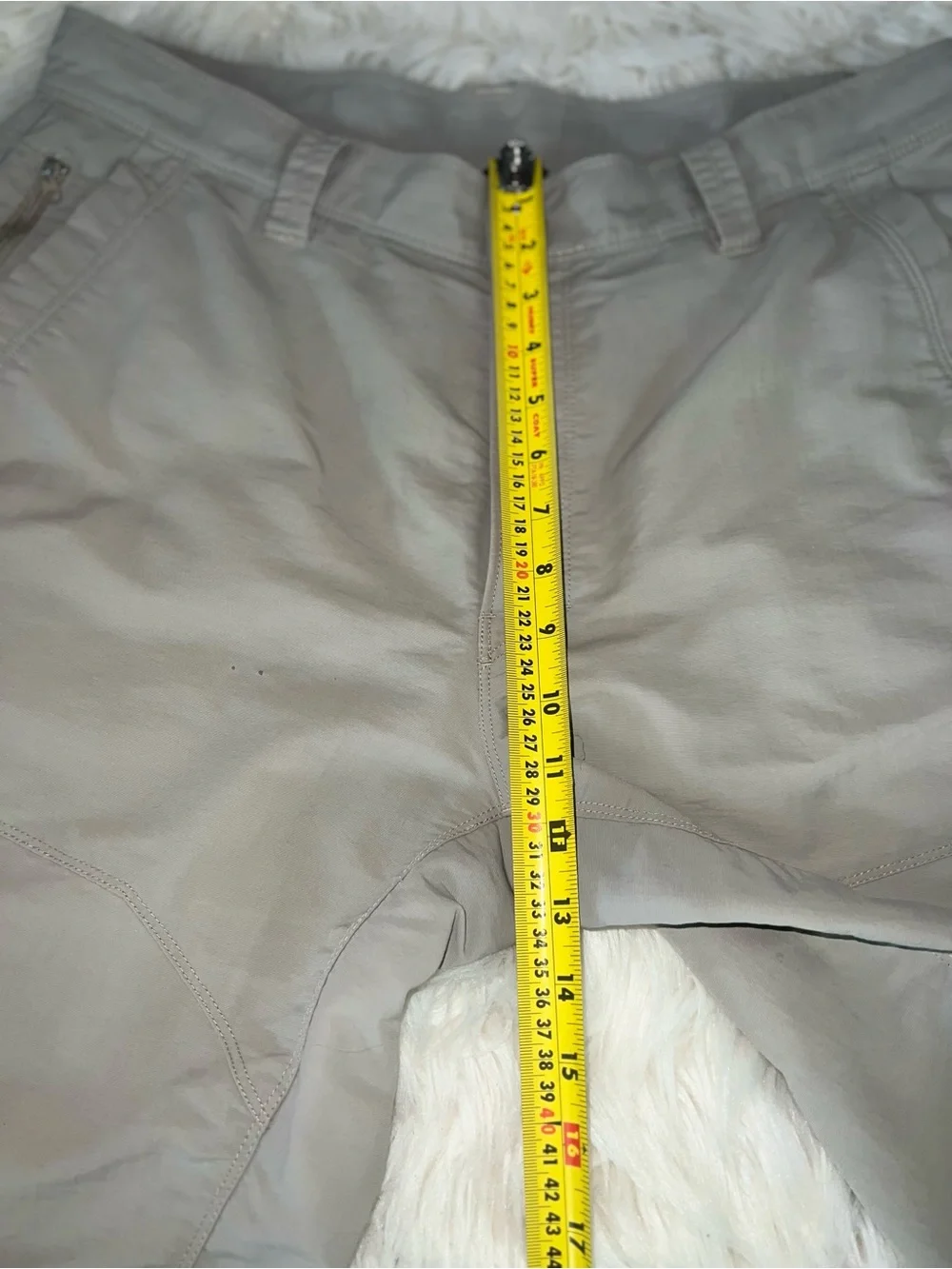 The North Face Men’s Nylon Cargo Hiking Shorts - Khaki/Gray - Size 36